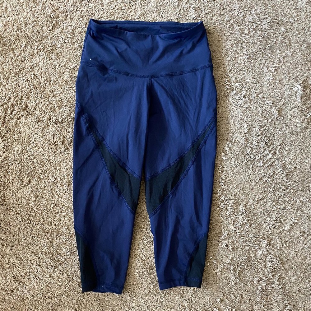 Varley Capris Leggings with Mesh Cutout